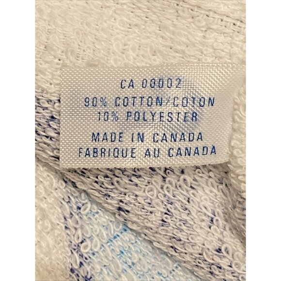 Vintage Caldwell 70's Red Blue Poodle Pup BathTowel Bathroom Decor 53 x 30 - Picture 11 of 12